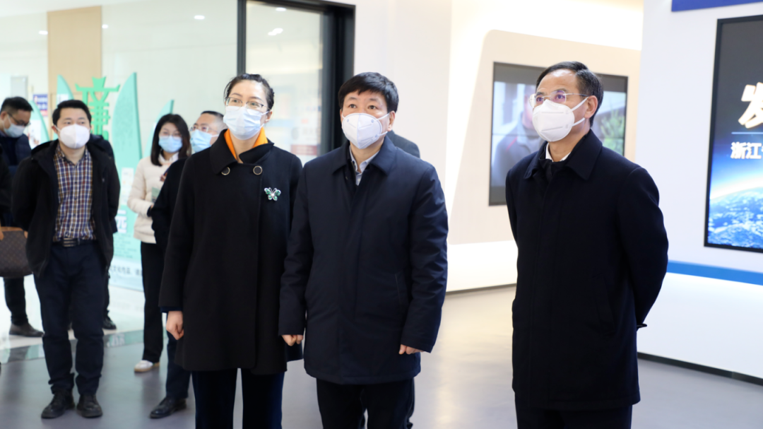 省经信厅副厅长岳阳一行来298手游网站集团调查调研