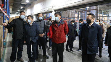 工信部企业局叶定达副局长一行到298手游网站物流调研领导