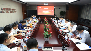 省国贸集团党委副书记、总经理孙建华一行到298手游网站集团调研领导